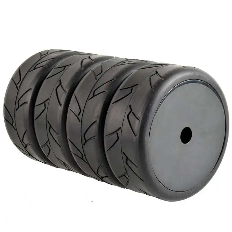 Neum&aacute;tico de Carreras todoterreno HSP 1:8 HL, 100mm, goma suave para coches teledirigidos, accesorios DIY, 4 Uds.-5