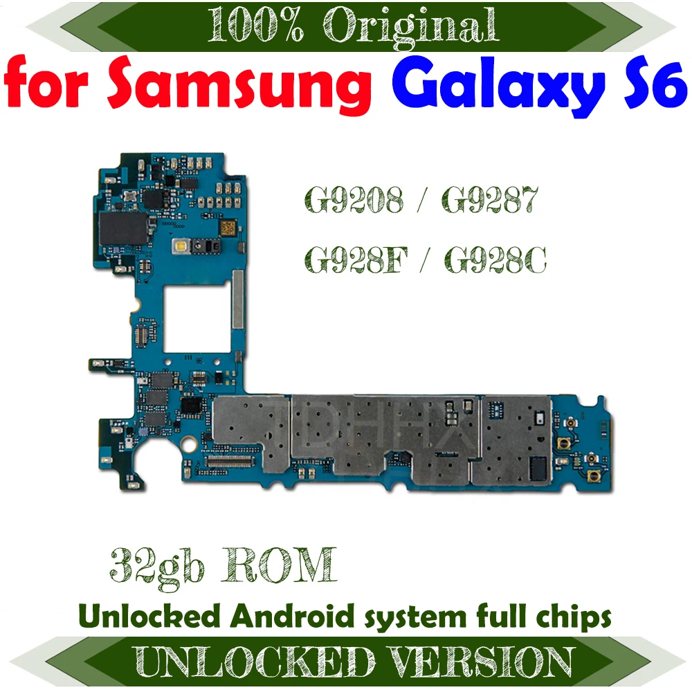 Бесплатная доставка Для материнской платы Samsung Galaxy S6 edge plus G928F оригинальная