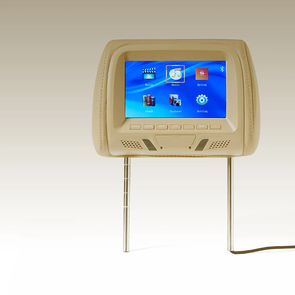 Автомобильный подголовник монитор Зеркало Ссылка Универсальный 7 дюймов TFT