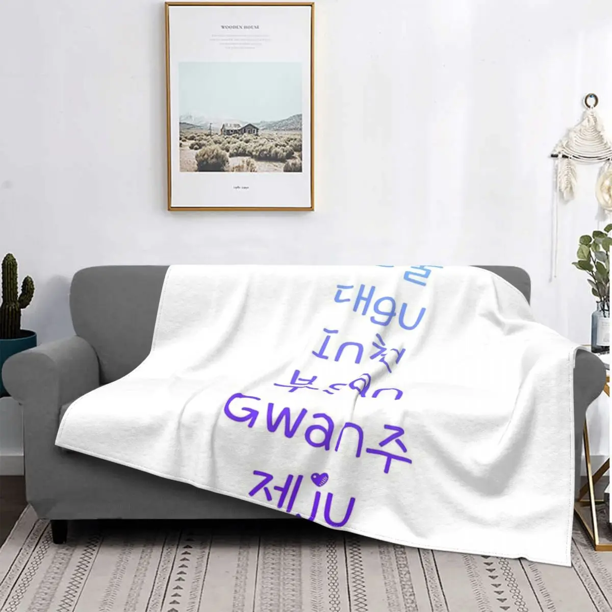 

Manta Hangul de City de Corea del Sur, colcha de cama a cuadros, fundas de cama, manta de пикник, manta