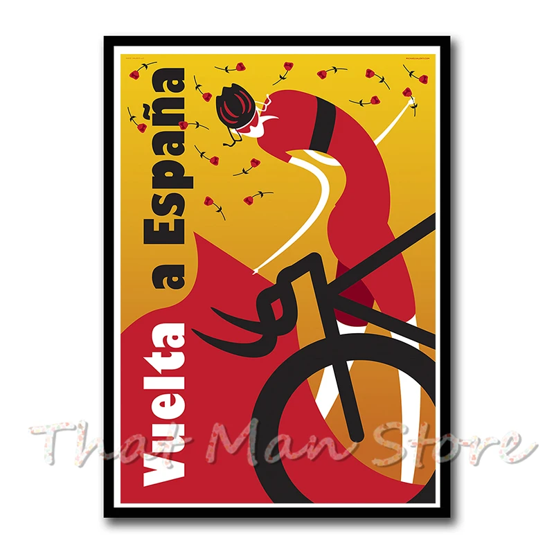 Bike  Motivational Typography Quotes  Big Art Print Poster Hipster Wall Picture Painting Home Deco  42*30CM images - 6