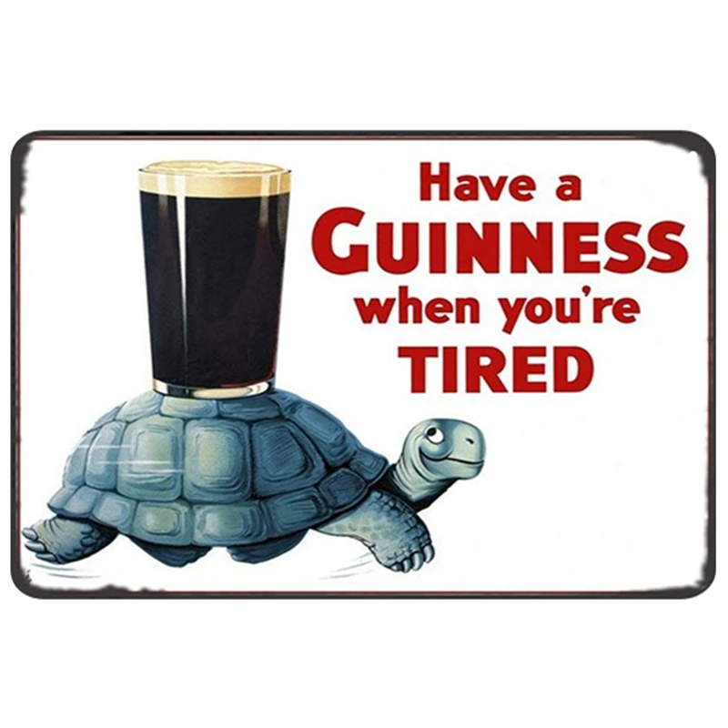 Guinness табличка, металлическая винтажная жестяная вывеска, булавка, потертый шик, Декор, винтажные металлические знаки, украшение для бара, металлический плакат для паба, металлическая пластина
