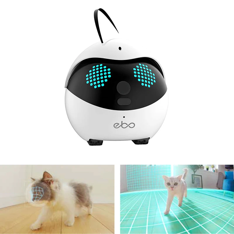 Ebo Catpal Smart Robot 1080P Camera Livestream Photography Video Tracking Record for Cat Pets 6Axis IMU with SONY IMX323 Sensor |