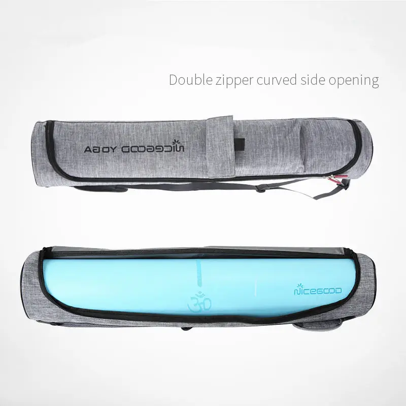 

Yoga Bag Double Zipper 74*12cm / 84*14cm Yoga Mat Bag Waterproof Easy Carry Portable Yoga Backpack Pilates Case Bag