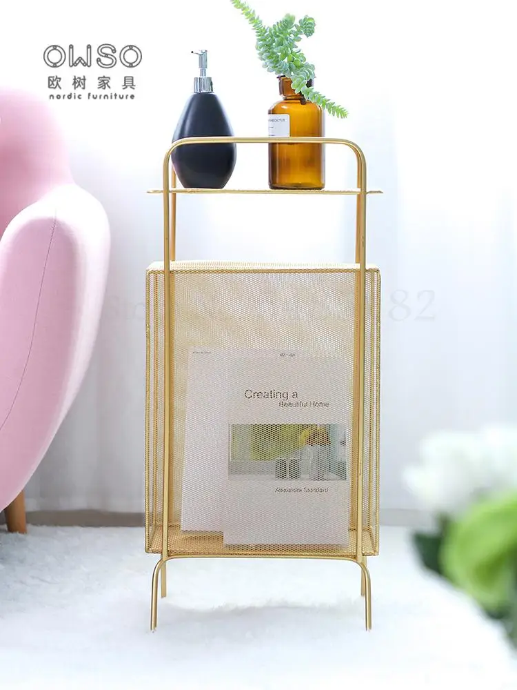 Скандинавская кованая железная напольная стойка для спальни прикроватная