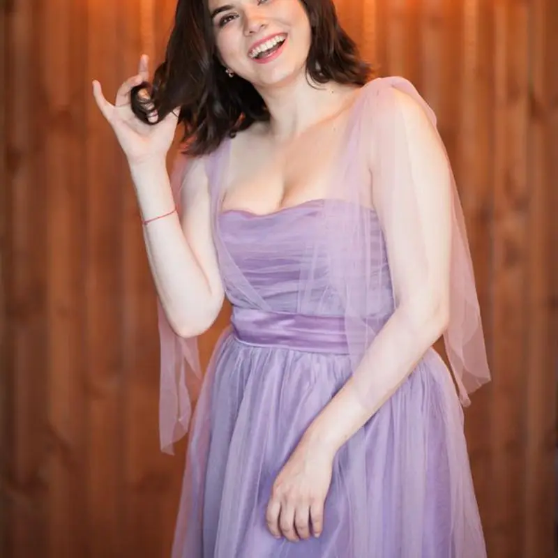 Летнее Длинное платье подружки невесты Popodion приталенное для выпускного вечера