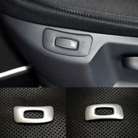 for renault captur 2015 2016 2017 accessories abs matte car seat adjustment switch frame cover trim sticker car styling 2pcs