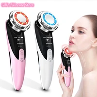 face massager skin rejuvenation radio 10 in 1 led facial lifting beauty vibration wrinkle removal anti aging radio frequency