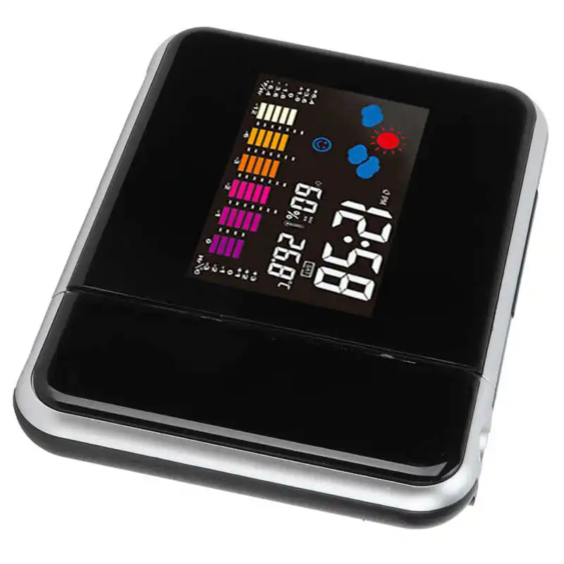 

Projection Clock Backlight Temperature Humidity Ceiling Alarm Clock Household for Weather for Time Display