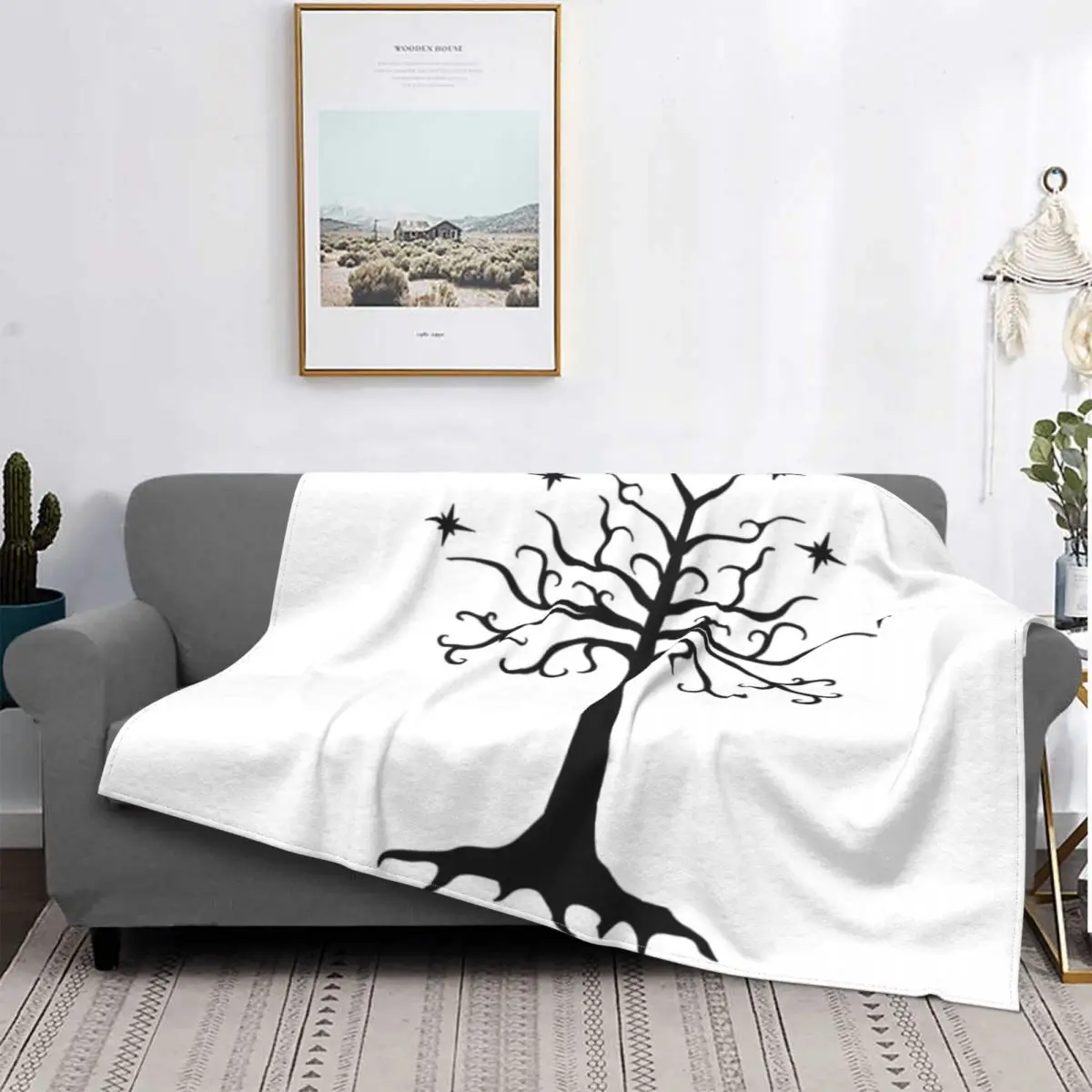 

Gondor - Lotr 228 Blanket Bedspread Bed Plaid Comforter Beach Towel Plaid Blankets Home Textile Luxury