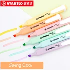 Пастельные маркеры Stabilo swing, 6 цветов в упаковке