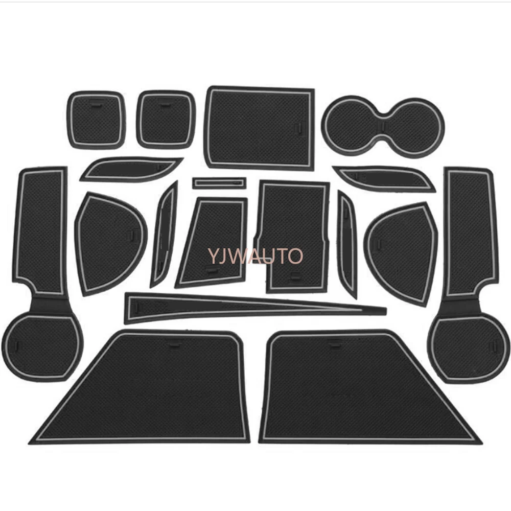 

Door Slot Mat for Suzuki S-Cross Gate Groove Cushion Car Door Rubber Cup Holder Mats Anti-slip Carpets Position