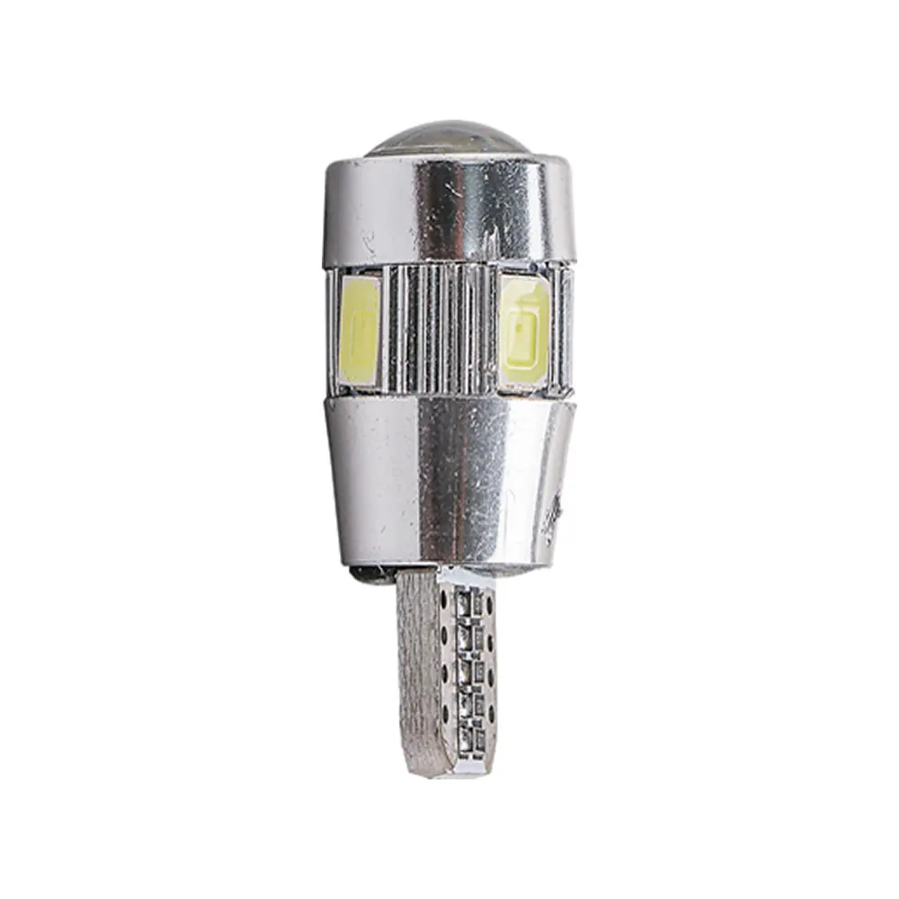 1 шт. T10 W5W CAN-шина без ошибок 6 SMD 5630 5730 светодиодный ные фонари клиновидная лампа