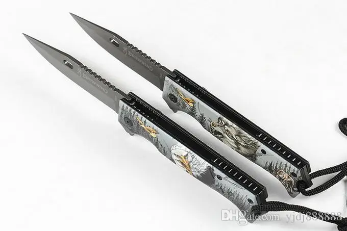 Новый Browning быстрооткрывающийся Складной нож 440C со стальной ручкой Охотничий
