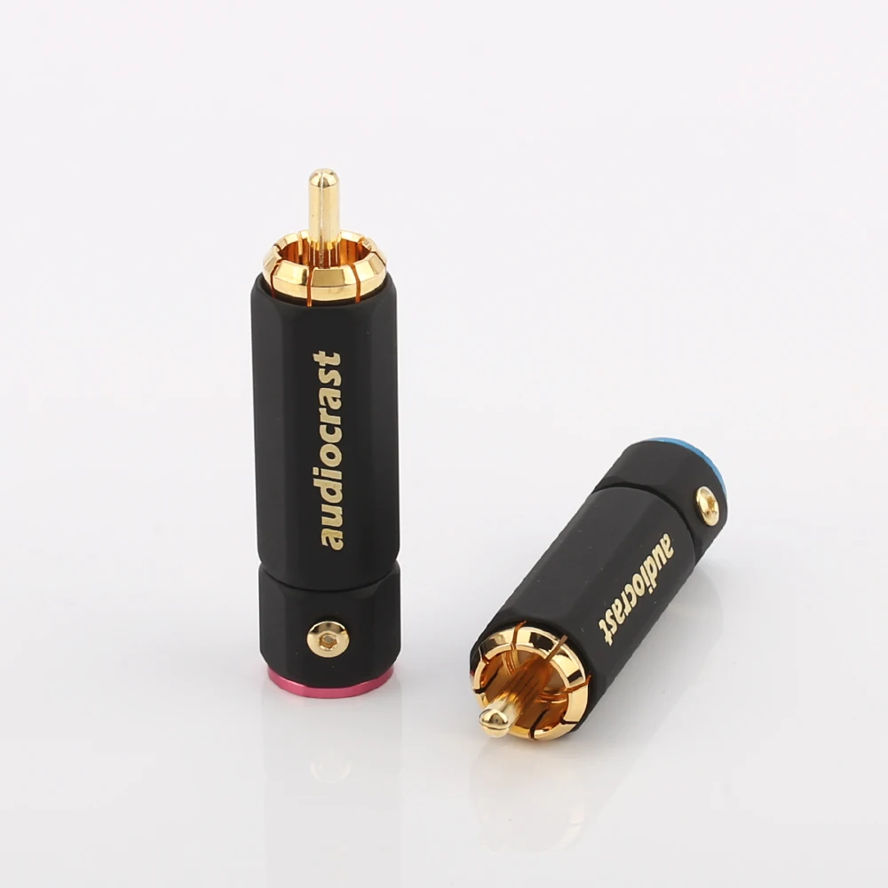 50 шт. аудио кабель RCA штекер для diy Аудио Видео разъем|rca video plug|connectors for cablesconnector male |