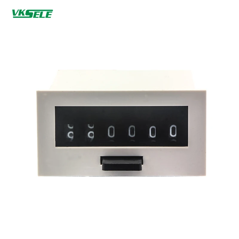 

MCF-6X 6 цифр электромагнитный промышленный счетчик AC110V 220V DC 12V 24V