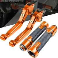 for 790 adventure 2017 2018 2019 790 adv motorcycle adjustable folding extendable brake clutch levers handlebar hand grips
