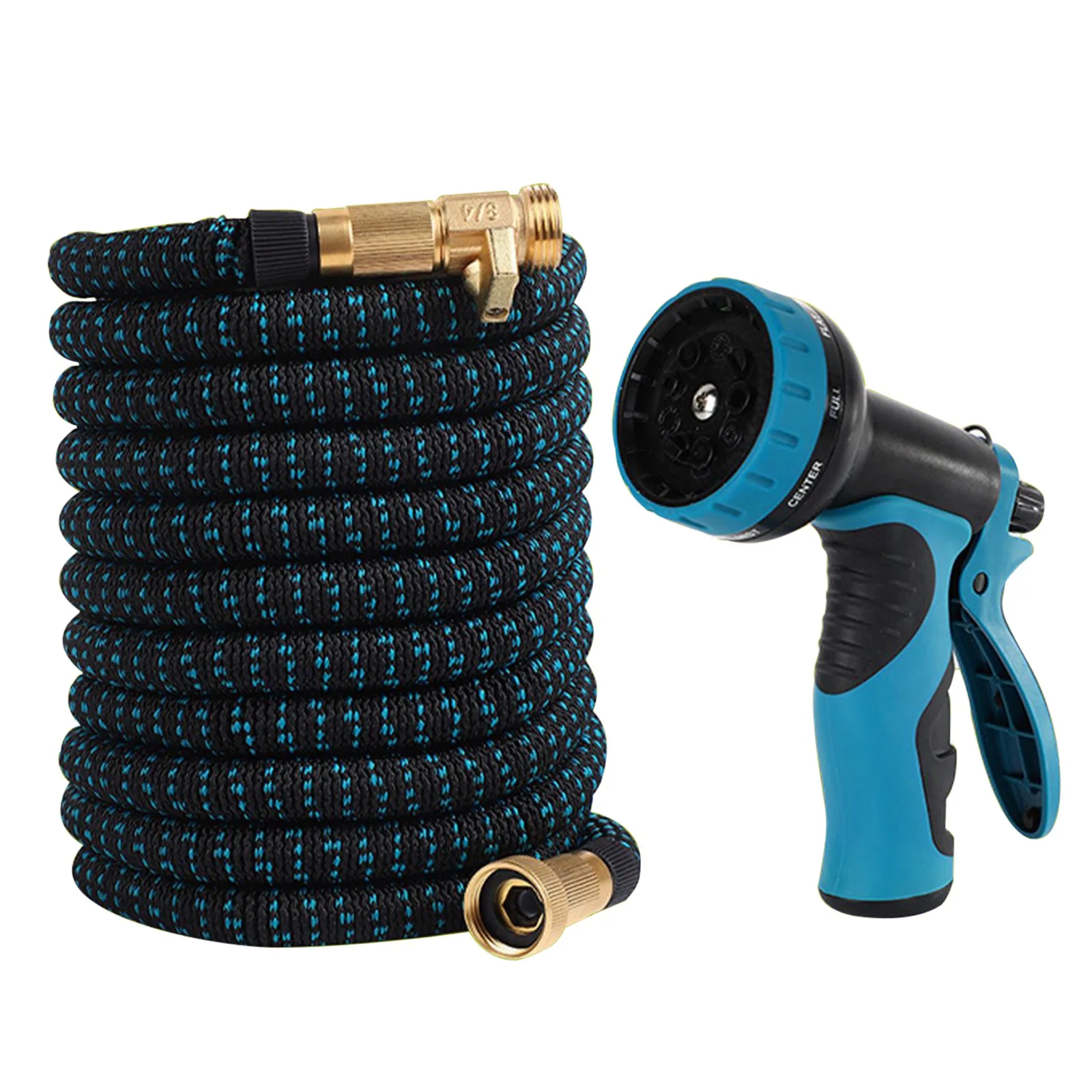 25Ft Garden Hose Pipe Expandable Flexible Water Hose 9 Modes Magic Irrigation System Watering Gun High Pressuer Car Washer