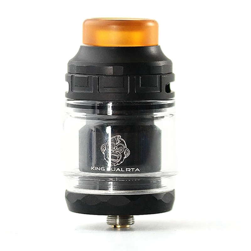 

Coil Father King Dual RTA 4ml DIY Rebuiltable Atomizer Tank Two Post 24mm Ecigarette Vape Wire Coil Cotton Drop RDTA