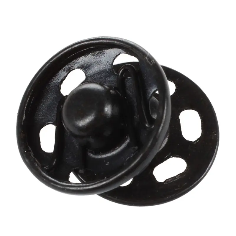 Одежда Швейные 15 мм пресс кнопки шпильки крепежа Черный 20 шт|Пуговицы| |