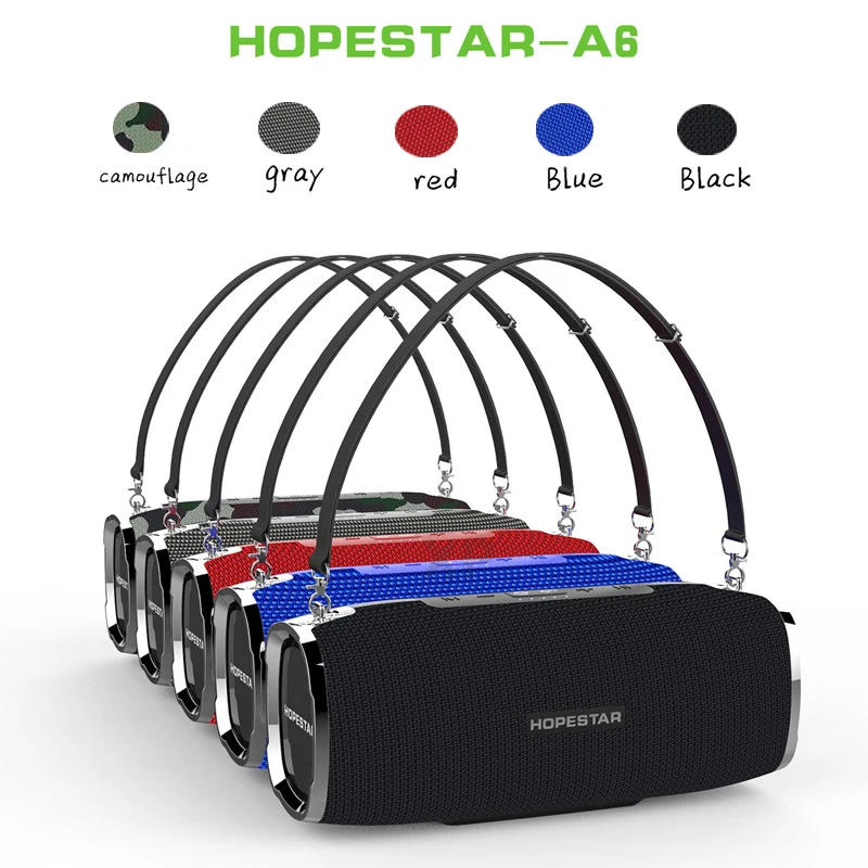 Мощная компьютерная bluetooth Колонка Hopestar A6 35 Вт звуковая колонка портативная