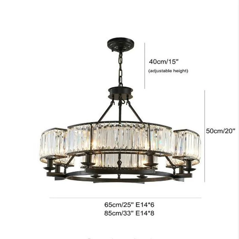 Винтаж Лофт Стиль с украшением в виде кристаллов освещение крепление бронзовая