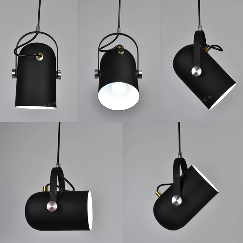 Простые промышленные одиночные фары скандинавские современные светодиодные E27