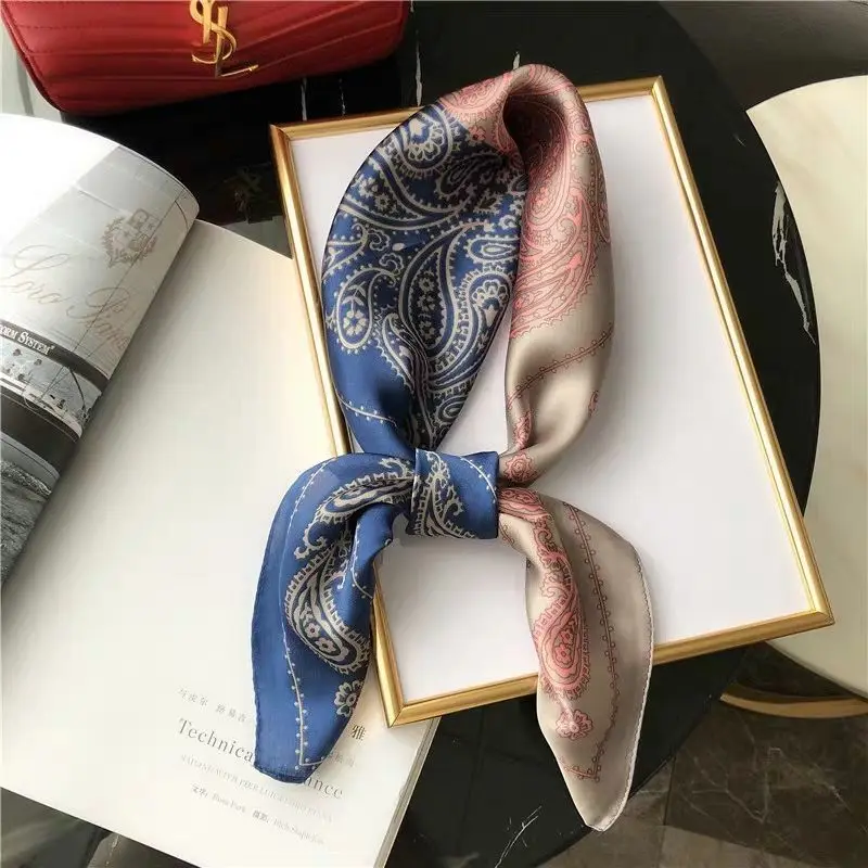 

Little scarf South Korea square paragraphs seasons western style fashion thin silk scarves female joker autumn winter scarf scar