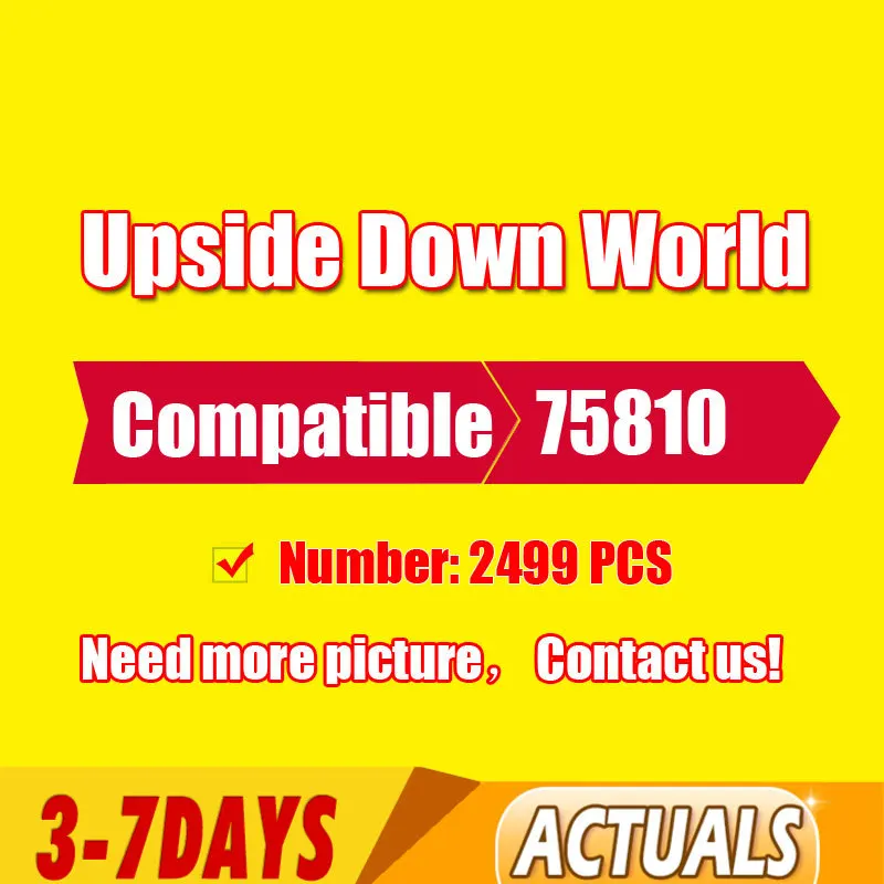 

2499pcs Stranger Things Upside Down World Building Blocks Bricks Set Toys Children Christmas Gift 25010 75810