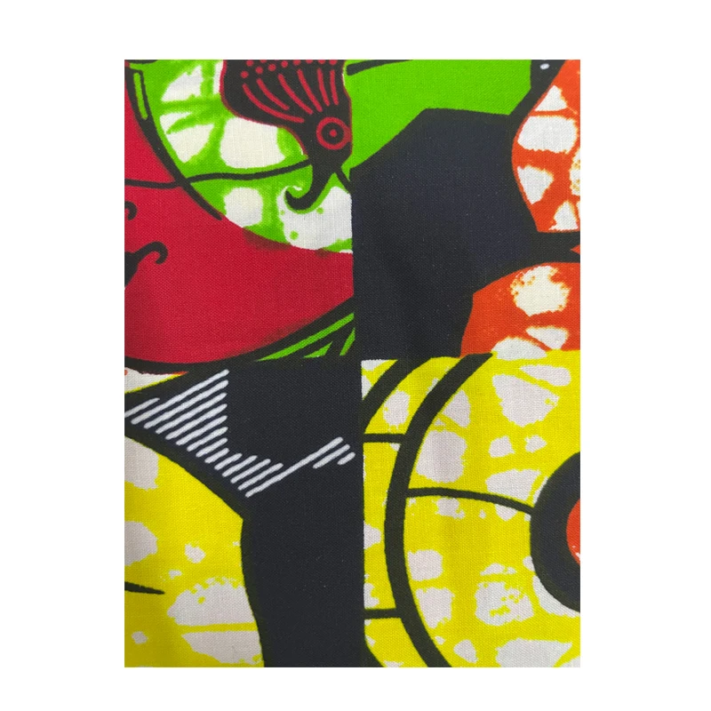 2019 Новый дизайн настоящий набивные ткани Африканский воск блок 100% хлопок 6 ярдов