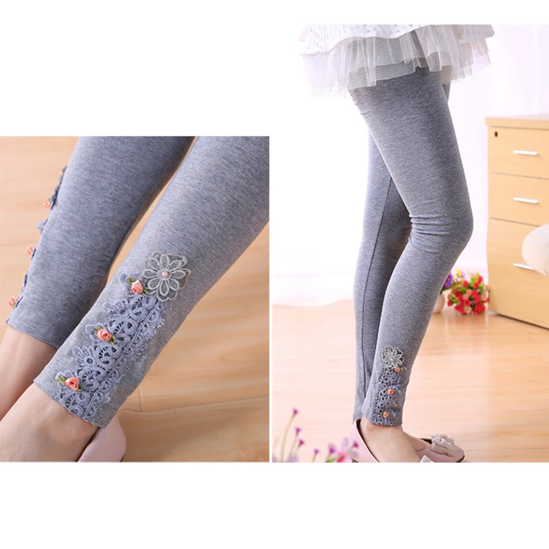 Ребенок младенец Девочки леггинсы весна осень хлопок Средняя Талия Ноги