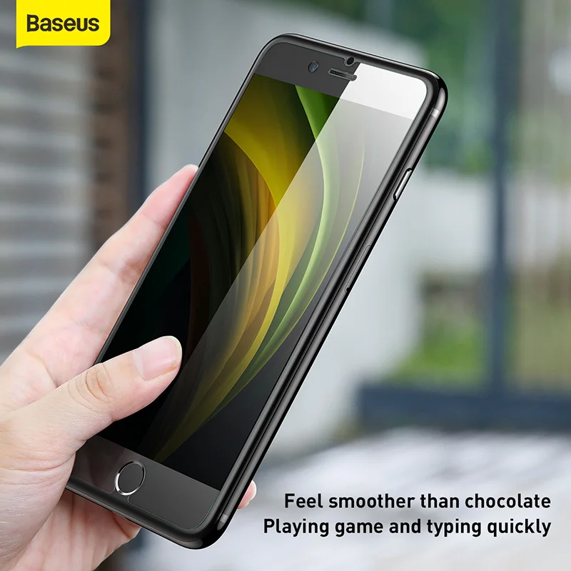 Baseus Tempered Glass for iPhone SE2 0.3mm Full Coverage Screen Protector SE 2020 2pcs Cover Protective Film | Мобильные телефоны и