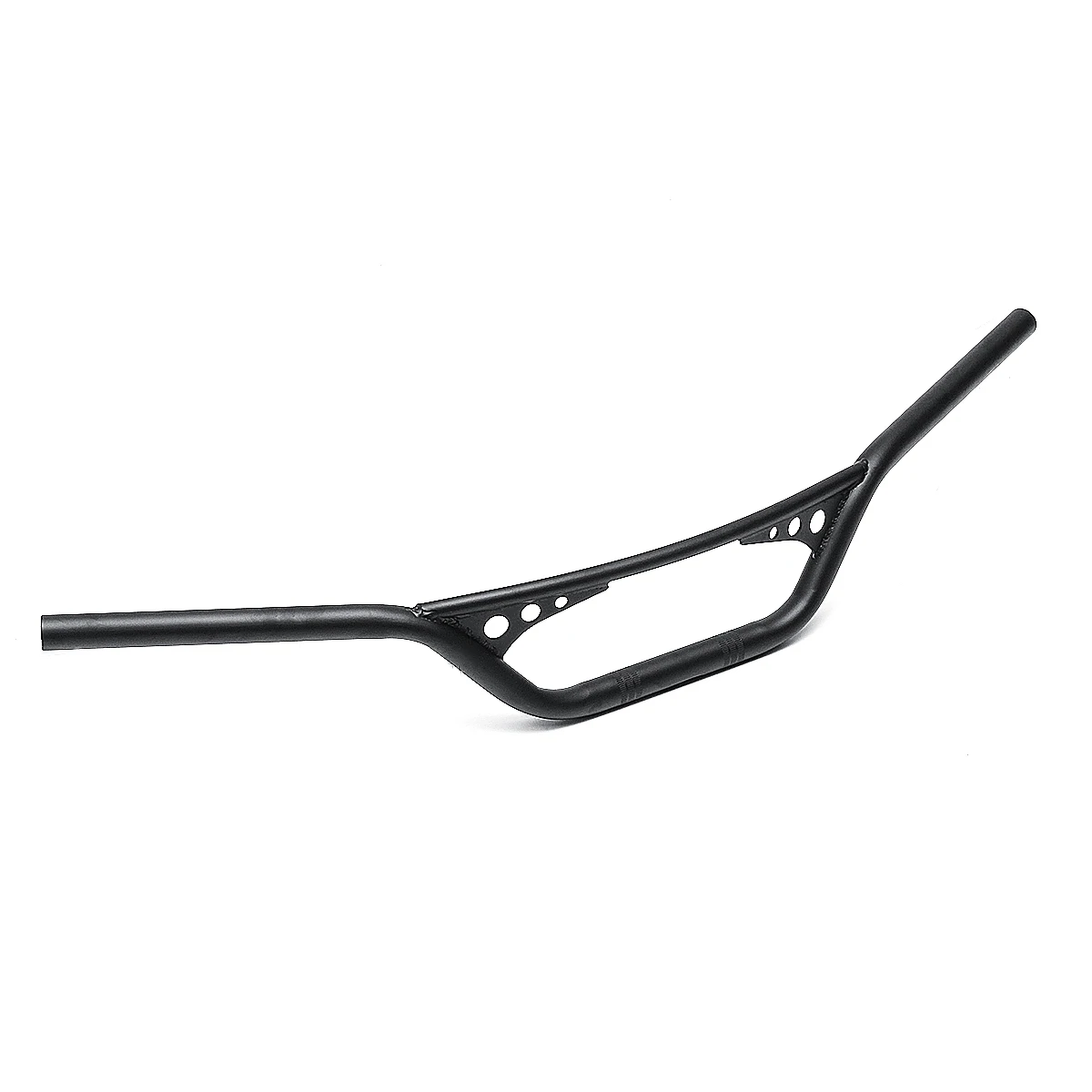 Motorcycle 1 Inch 25mm Handlebar Cafe Racer Handle Bar - Chrome Black for Harley XL883 1200 X48 Davidson Dyna Softail image 4