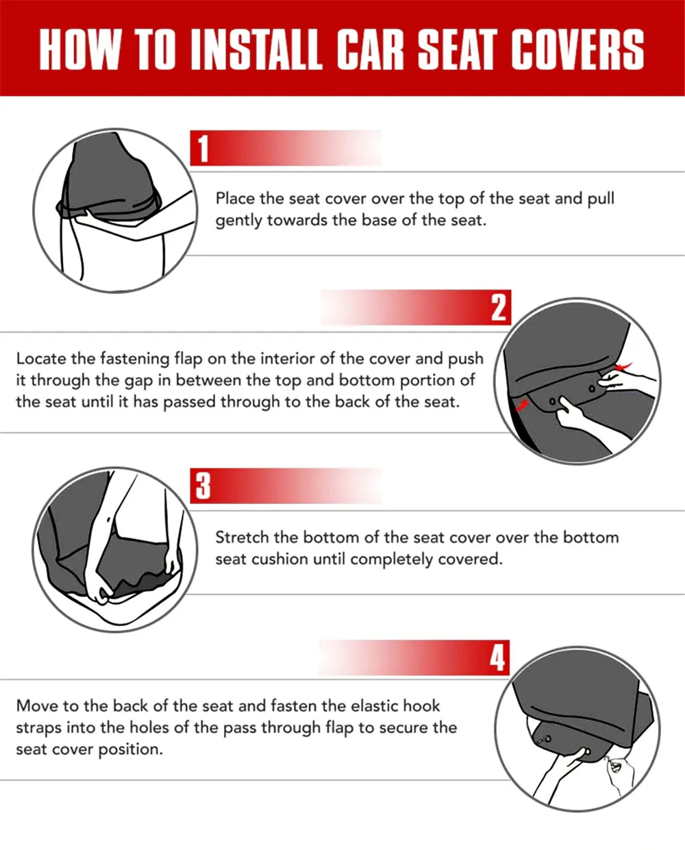 4 шт. новые чехлы на автомобильные сиденья крутой тигр 3D принт передние/задние для
