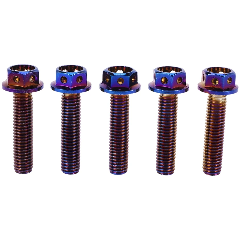 

5PCS Titanium M8 Wheel Lug Bolt Screw for Vespa Piaggio Vespa GTS 300 300/Ie GTS300