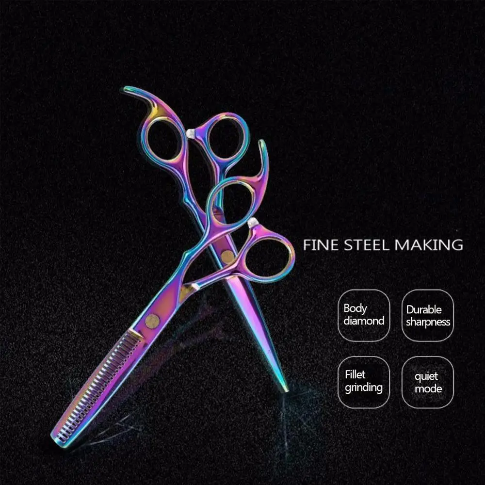 6 дюймов профессиональные ножницы для стрижки волос филировочные парикмахерские