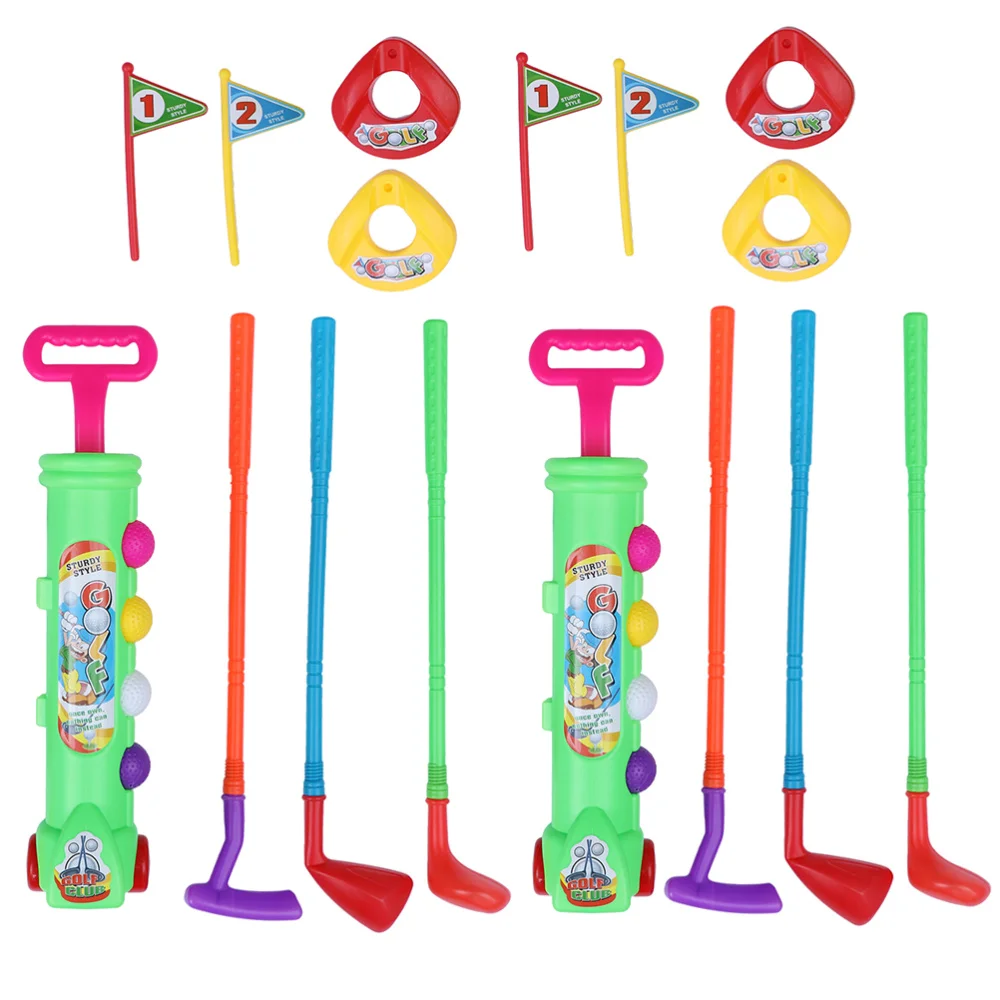 

2 Sets Childen Suits Educational Sport Child Adult Indoor Outdoor Fun Sports Toys for Children Kids (Green)