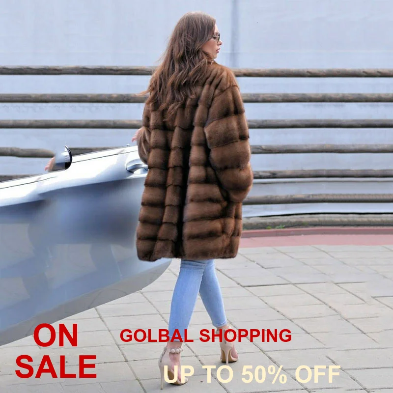 Женская куртка из натуральной кожи с натуральным мехом норки зимняя шуба