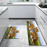 leopard tiger lion kitchen mat non slip entrance door carpet living room 40x120 home rugs childrens mats modern decor doormat