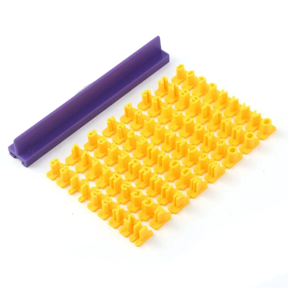 Алфавит Номер буквы произвести впечатление набор печенья штамп тиснение резак