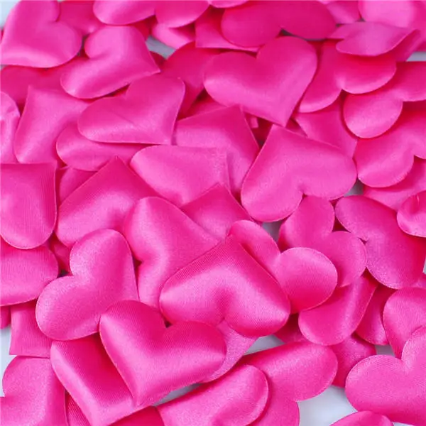 

100pcs/bag 3cm Heart Shape Petals Wedding Valentines Day Throwing Table Decoration
