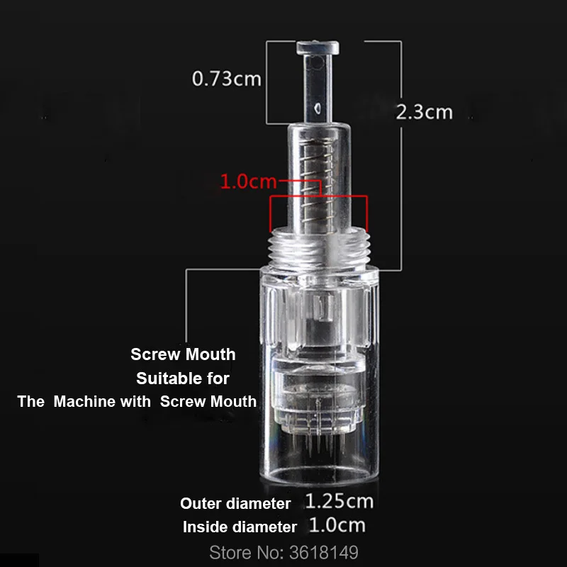 

30pcs Tattoo Cartridge Needles 1/3/5/7/9/12/36/42 Pin Electric Microneedles Derma Pen PMU MTS Screw Nano MYM Needles Tip