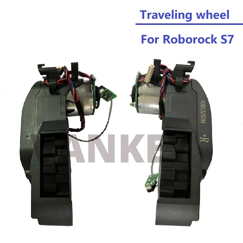 New Original Traveling Wheels for Roborock S7 Robot Vacuum Cleaner S70 S75 Accessories Spare Parts Left and Right Wheel