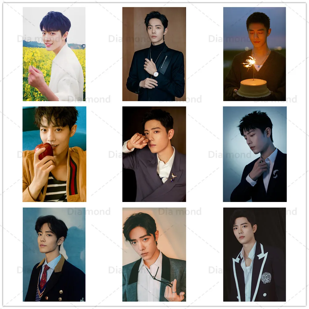 

Xiao Zhan Fashion Art Diamond Painting 5D Diy Full Drill Diamond Embroidery Cross Stitch Portrait Posters Mosaic Home Decor Gift