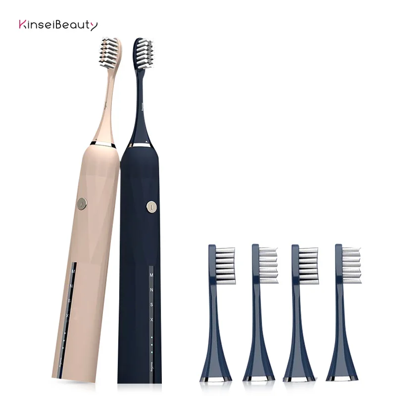 

Зубная щетка Ультразвуковая электрическая с 4 насадками и зарядкой от USB