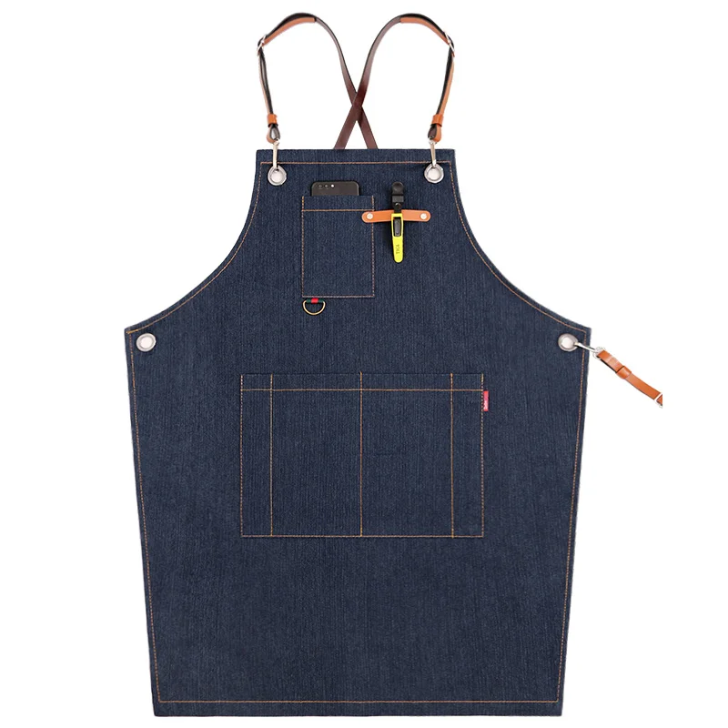 Фартук ковбойский корейский вариант Пользовательский логотип черный мужской и