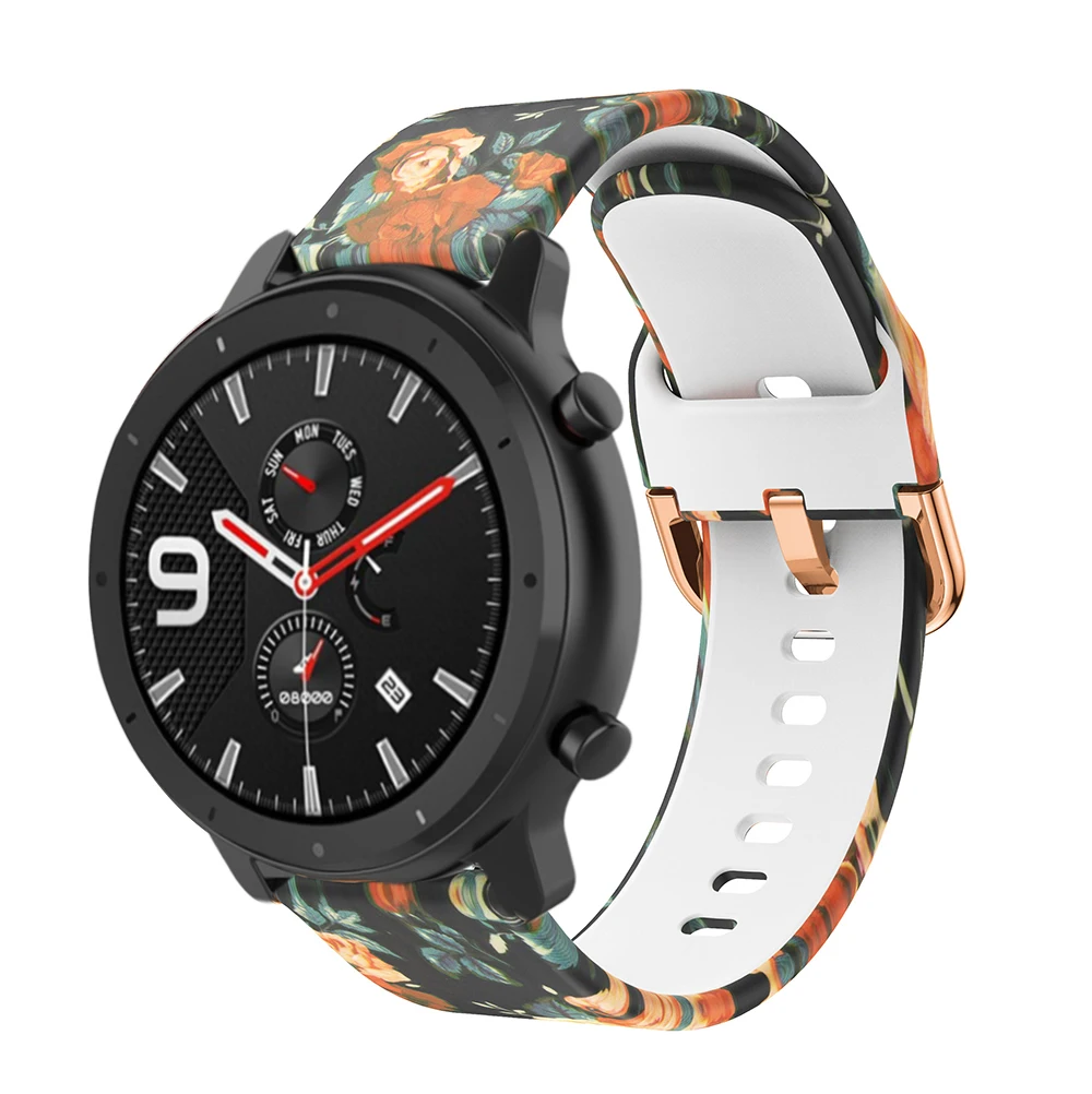 20mm Soft Silicone Watchbands for Samsung Galaxy Watch 4 40mm 44mm Strap Band for Galaxy Watch 4 Classic 42mm 46mm Straps Correa