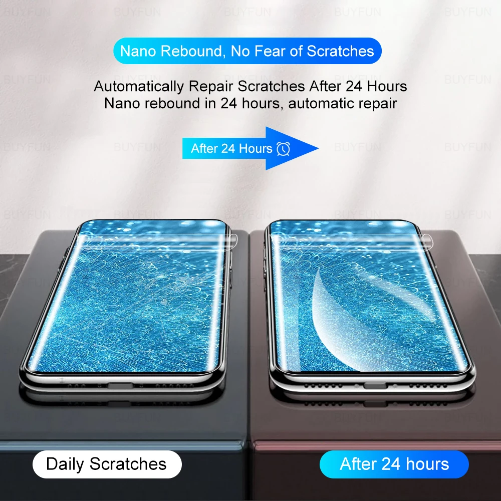 3в1 Гидрогелевая пленка для задней панели экрана Samsung Galaxy A80 A91 A8 Plus 2018 Защитная