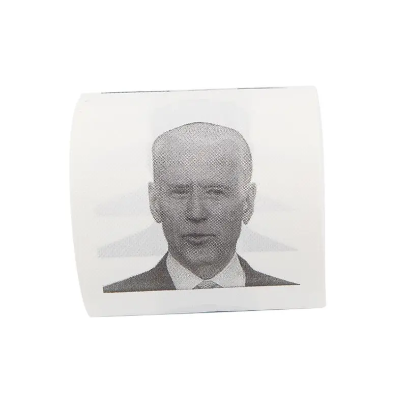 

Joe Biden печатная туалетная бумага, рулон, новинка, подарок, ванная комната, 3 слоя, 6XDB