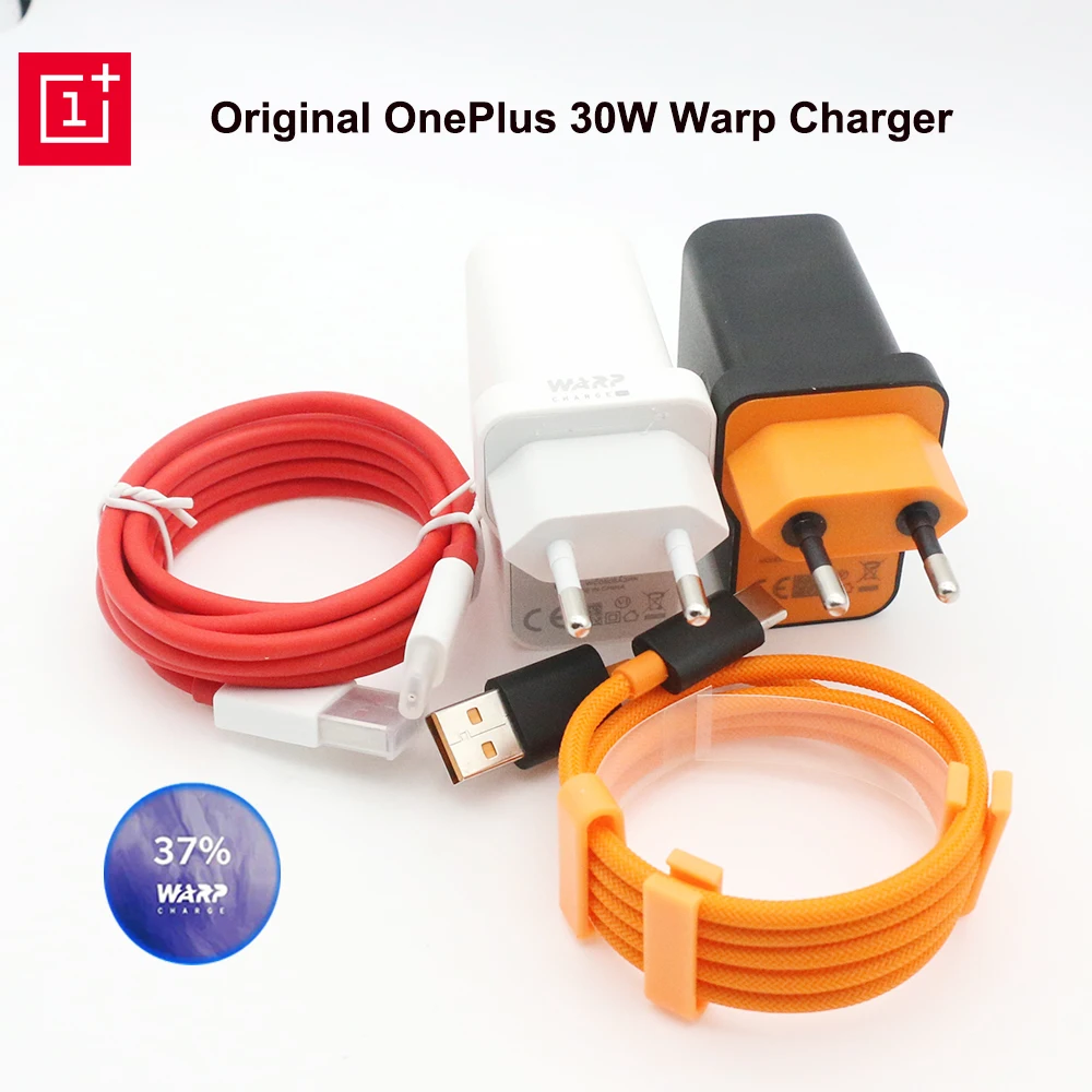 

OnePlus 8 Pro 30W EU Plug Charger Original Quick Mclaren Warp Charge Power 6A Type C Cable for Oneplus 8 7 7T Pro 6 6T 5 5T 3 3T